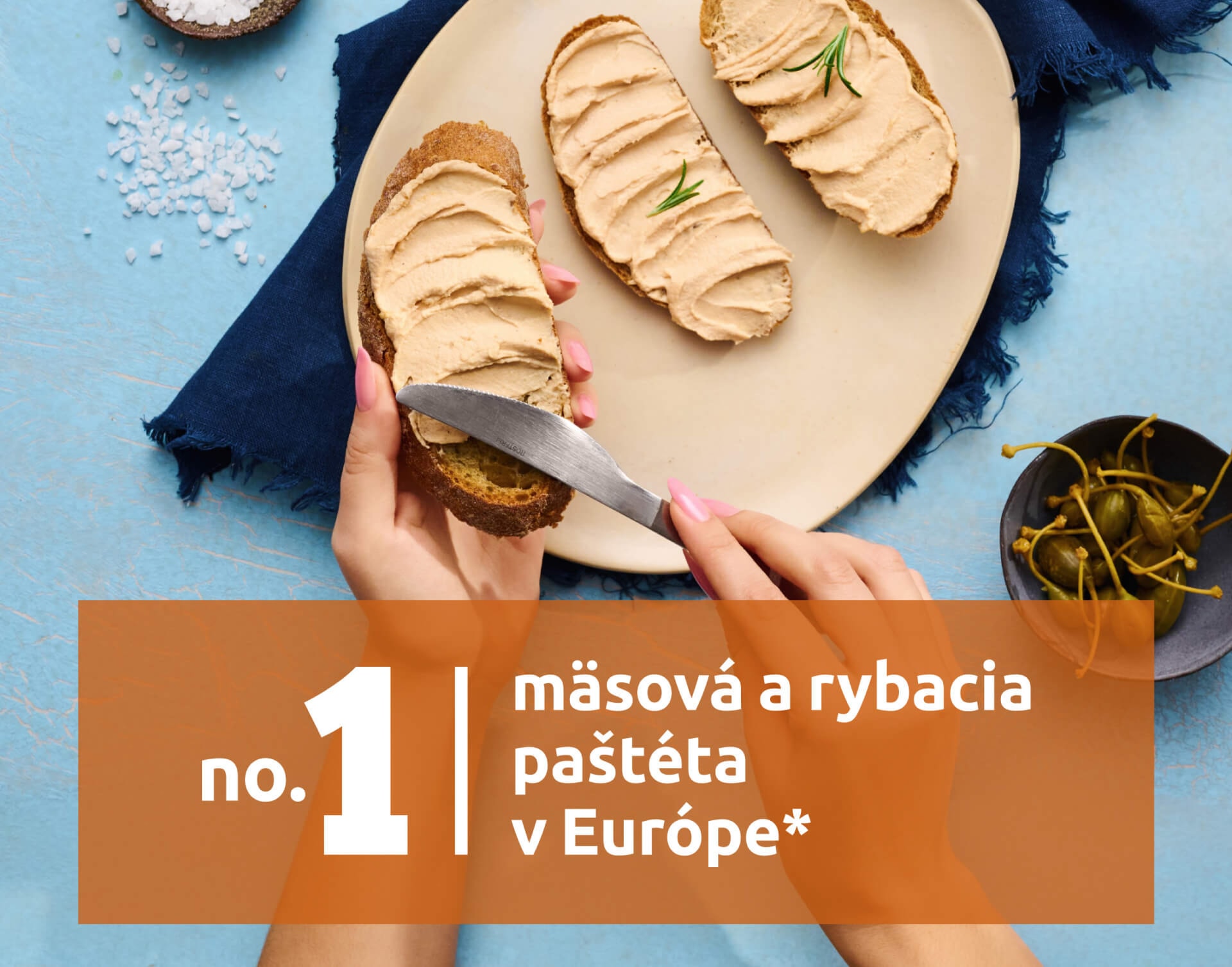 a naša kvalita v najprísnejších inštitútoch. Preto sme osvedčenou mäsovou a rybacou paštétou č. 1 v Európe.*