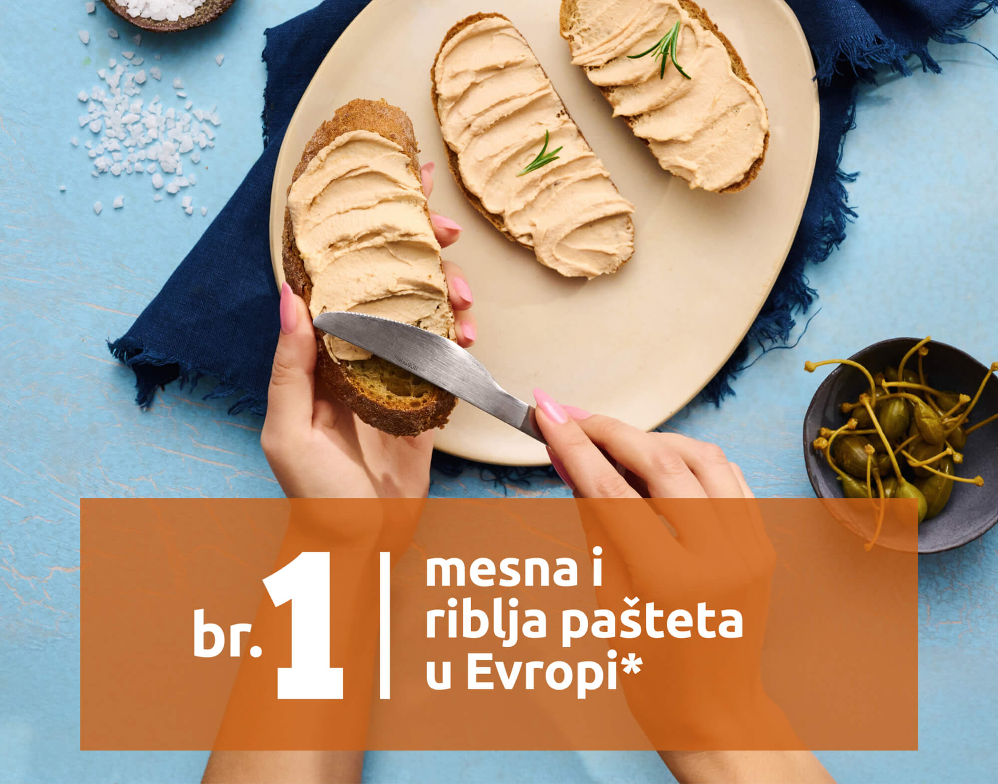 A naš kvalitet u najstrožim institutima. Zato smo dokazano mesna i riblja pašteta br. 1 u Evropi.*