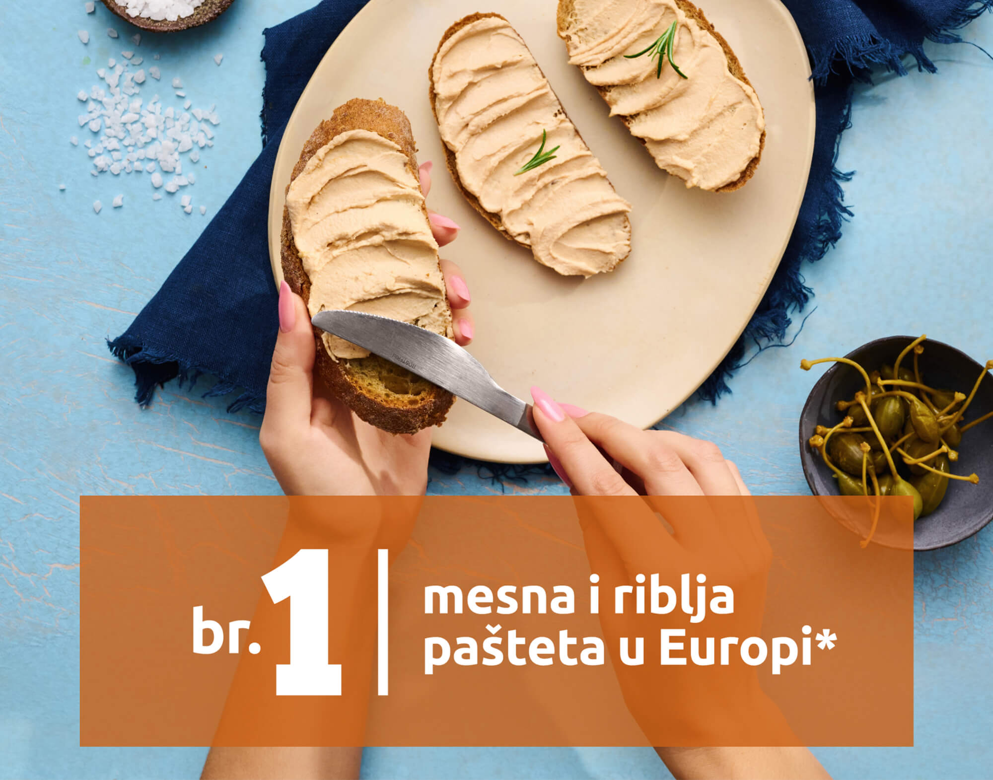 A naša kvaliteta u najstrožim institutima. Zato smo dokazano mesna i riblja pašteta br. 1 u Europi.*