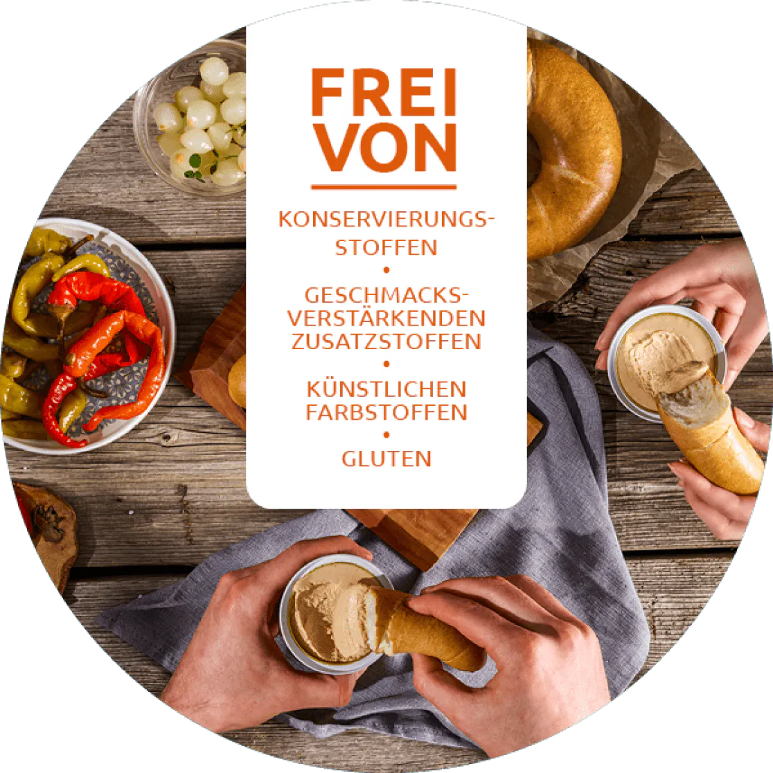 Mit dem Frei-Von-Rezept bringen wir mehr unbeschwerte Mahlzeiten auf deinen Tisch