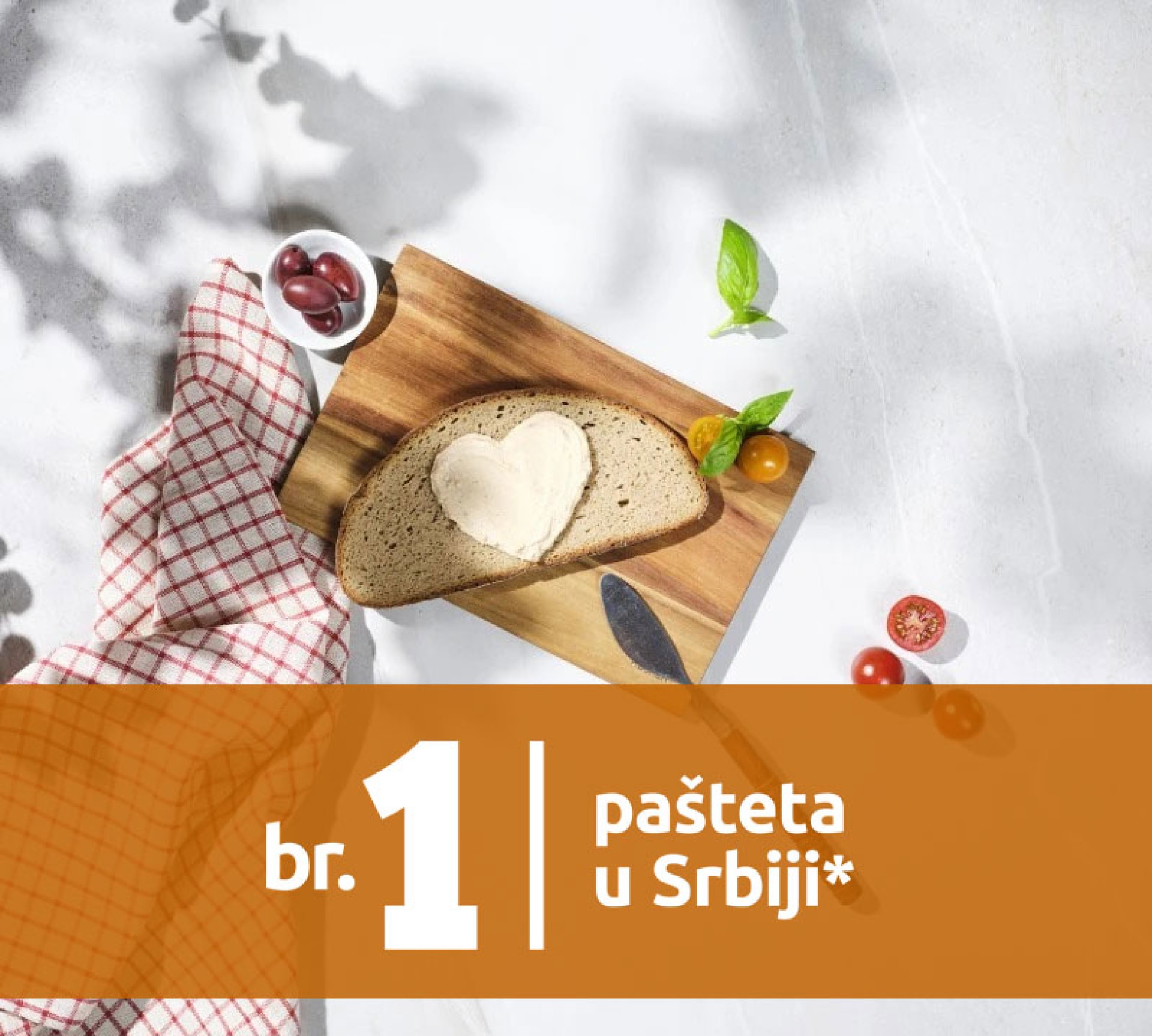 Kao i broj 1 pašteta u Srbiji.*