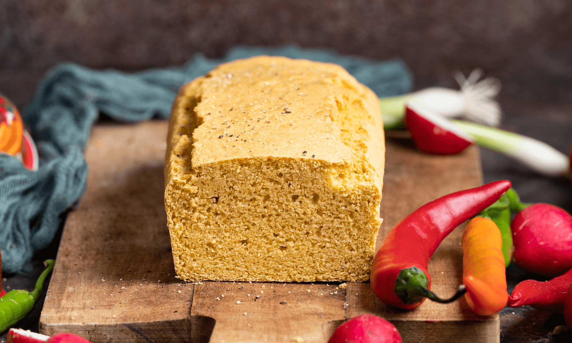 Chickpea flour bread